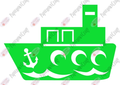 Statek 1 Dekoracje z papieru