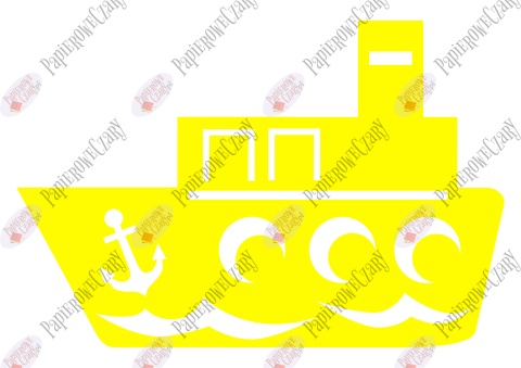 Statek 1 Dekoracje z papieru