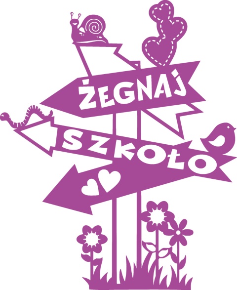 Żegnaj szkoło 2 Dekoracje z papieru Żegnaj szkoło 2 Dekoracje z papieru
