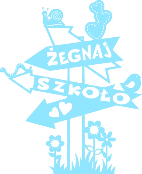 Żegnaj szkoło 2 Dekoracje z papieru Żegnaj szkoło 2 Dekoracje z papieru