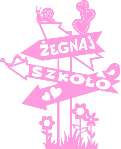 Żegnaj szkoło 2 Dekoracje z papieru Żegnaj szkoło 2 Dekoracje z papieru