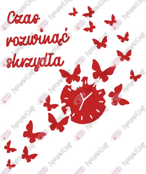 Zestaw 85 "Czas rozwinąć skrzydła" Dekoracje z papieru