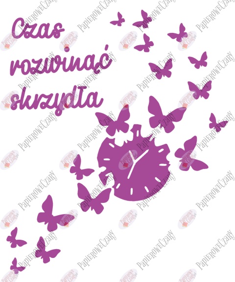 Zestaw 85 "Czas rozwinąć skrzydła" Dekoracje z papieru