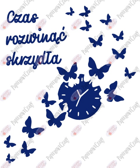 Zestaw 85 "Czas rozwinąć skrzydła" Dekoracje z papieru