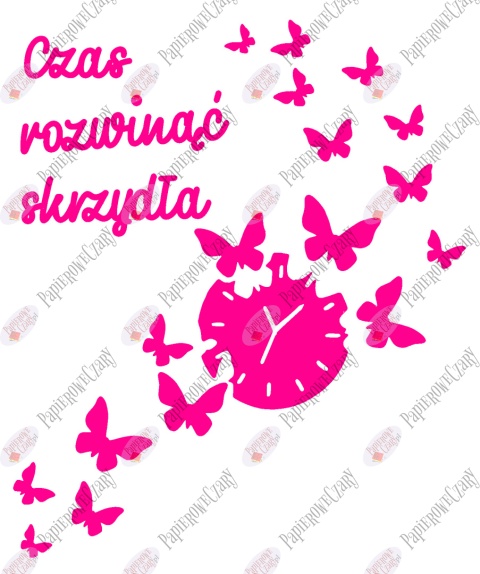 Zestaw 85 "Czas rozwinąć skrzydła" Dekoracje z papieru