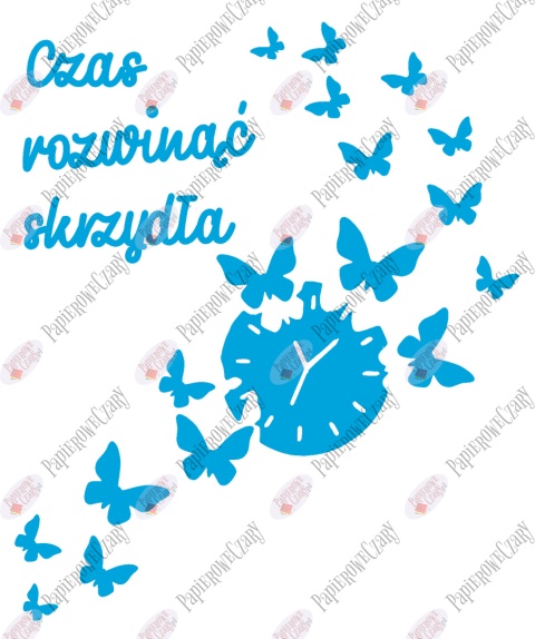 Zestaw 85 "Czas rozwinąć skrzydła" Dekoracje z papieru