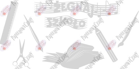 Zestaw 40 Dekoracje z papieru