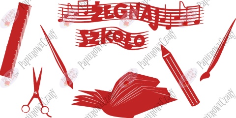 Zestaw 40 Dekoracje z papieru