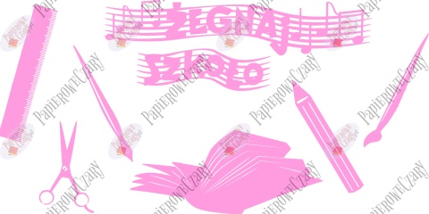 Zestaw 40 Dekoracje z papieru