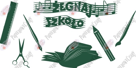 Zestaw 40 Dekoracje z papieru