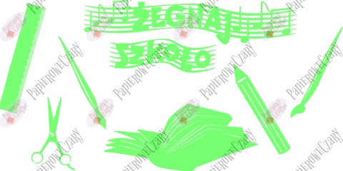 Zestaw 40 Dekoracje z papieru