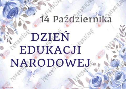 14 Października Dzień Edukacji Narodowej - Pomoce dydaktyczne - plik PDF - PRODUKT CYFROWY