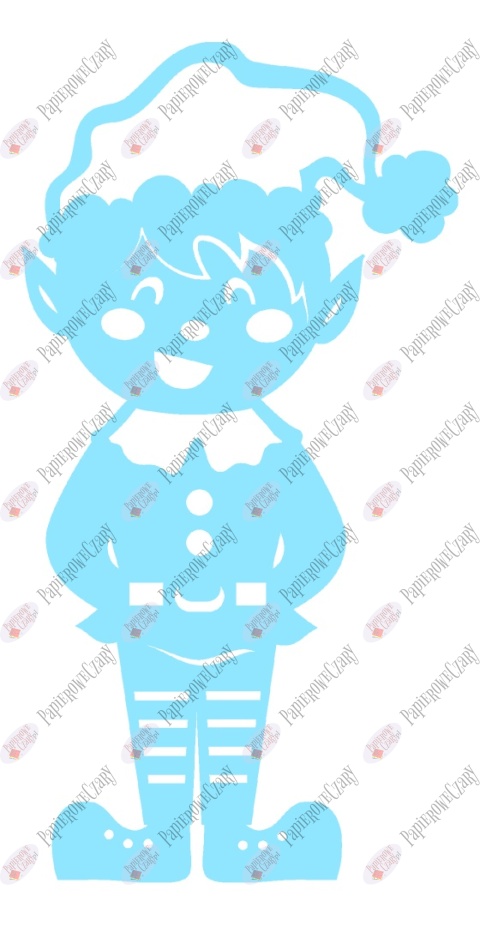 Elf 2 Zima Dekoracje z papieru