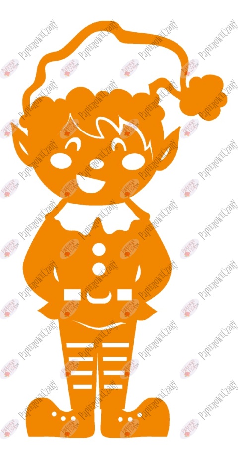 Elf 2 Zima Dekoracje z papieru