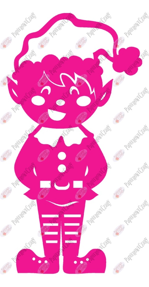 Elf 2 Zima Dekoracje z papieru