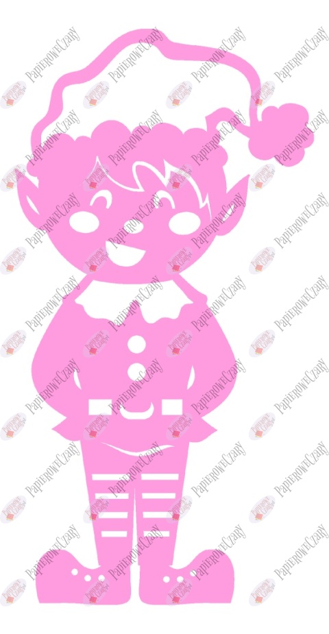 Elf 2 Zima Dekoracje z papieru