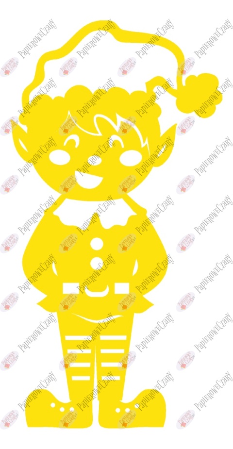 Elf 2 Zima Dekoracje z papieru