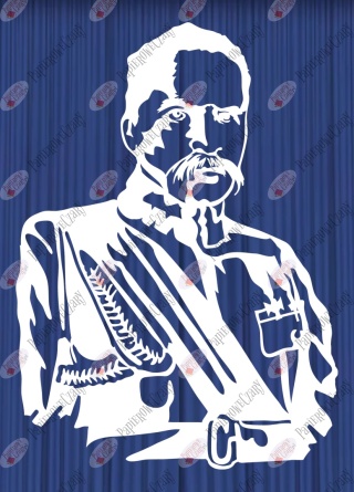 Józef Piłsudski 1 - Postać Dekoracje z papieru