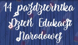 Napis Dzień Edukacji Narodowej 2 Dekoracje z papieru