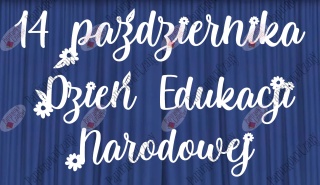 Napis Dzień Edukacji Narodowej 2 Dekoracje z papieru