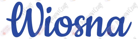 Napis "Wiosna" 2 Dekoracje z papieru