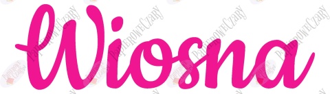 Napis "Wiosna" 2 Dekoracje z papieru