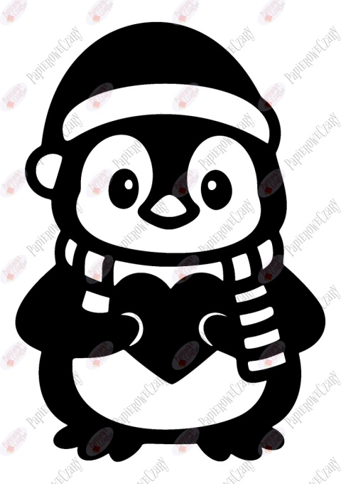 Pingwin 2 Dekoracje z papieru