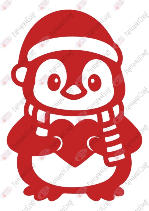 Pingwin 2 Dekoracje z papieru