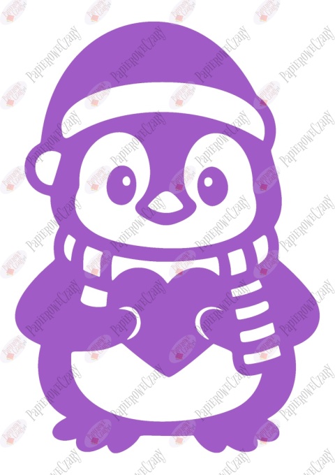 Pingwin 2 Dekoracje z papieru