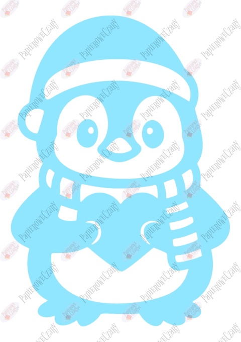 Pingwin 2 Dekoracje z papieru