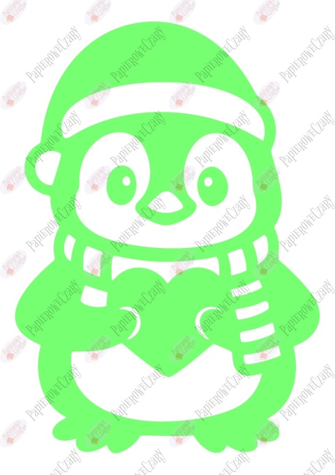 Pingwin 2 Dekoracje z papieru