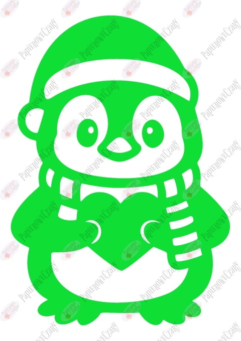 Pingwin 2 Dekoracje z papieru