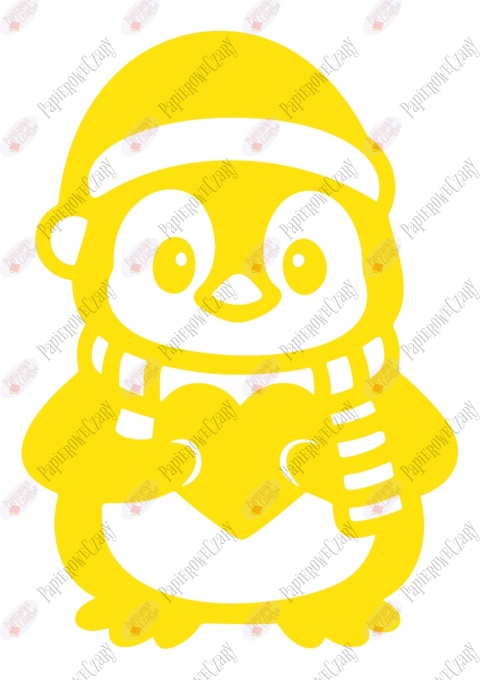 Pingwin 2 Dekoracje z papieru