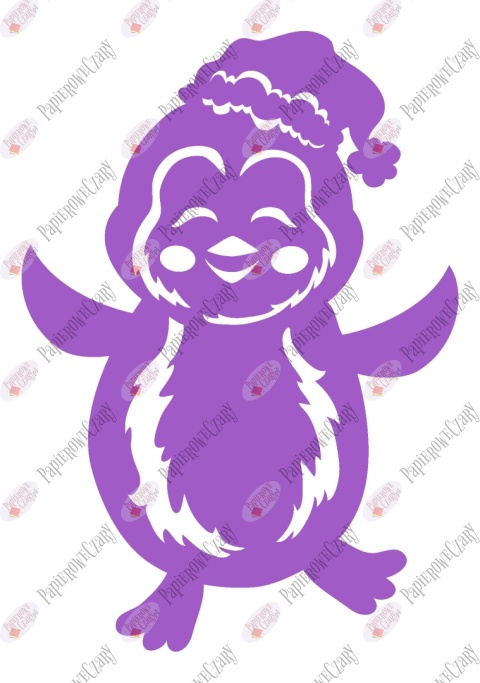 Pingwin 5 Dekoracje z papieru