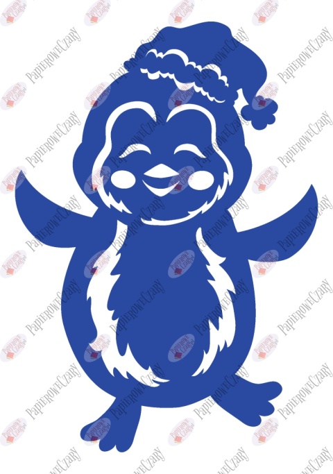 Pingwin 5 Dekoracje z papieru