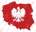 Polska z godłem Dekoracje z papieru