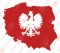 Polska z godłem Dekoracje z papieru