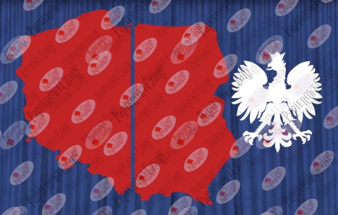 Polska z godłem Dekoracje z papieru