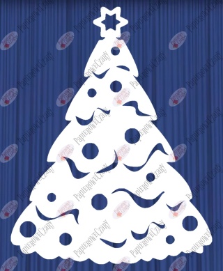 Choinka 3 Dekoracje z papieru