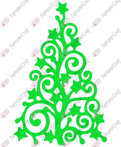 Choinka 4 Dekoracje z papieru