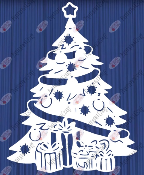 Choinka 5 Dekoracje z papieru