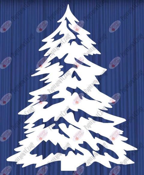 Choinka 6 Dekoracje z papieru