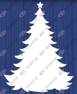 Choinka 8 Dekoracje z papieru