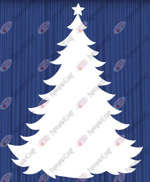 Choinka 8 Dekoracje z papieru