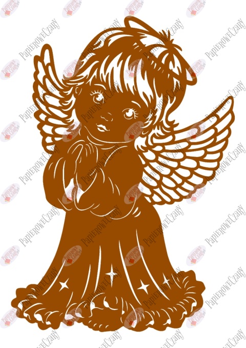 Anioł 9 Jasełka Boże Narodzenie Dekoracje z papieru