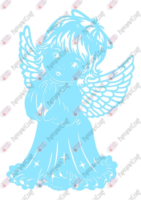 Anioł 9 Jasełka Boże Narodzenie Dekoracje z papieru