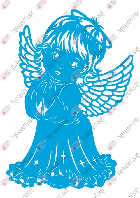 Anioł 9 Jasełka Boże Narodzenie Dekoracje z papieru