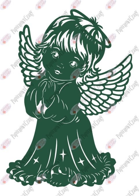 Anioł 9 Jasełka Boże Narodzenie Dekoracje z papieru