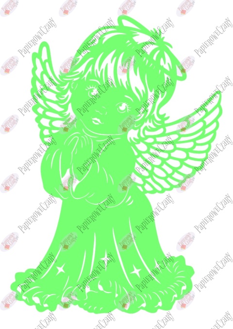 Anioł 9 Jasełka Boże Narodzenie Dekoracje z papieru