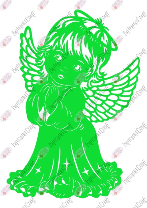 Anioł 9 Jasełka Boże Narodzenie Dekoracje z papieru